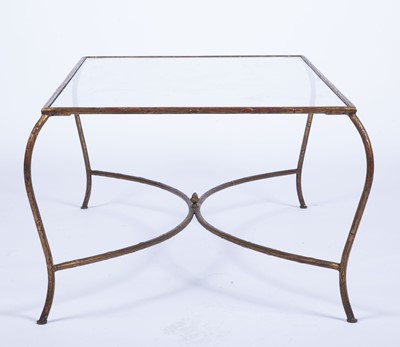 Lot 342 - Maison Jansen Style Gilt Metal Low Table