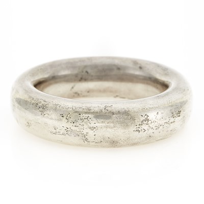 Lot 1263 - Tiffany & Co., Elsa Peretti Silver Doughnut Bangle Bracelet