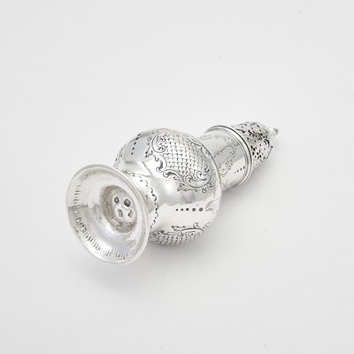 Lot 162 - Four George II Sterling Silver Casters