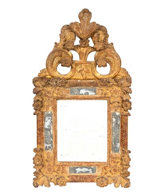 Lot 683 - Régence Giltwood   Mirror