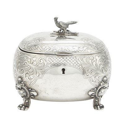 Lot 77 - Austrian Silver Sugar Box