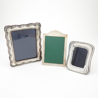 Lot 85 - Group of Seven American, English and Continental Silver Photograph Frames