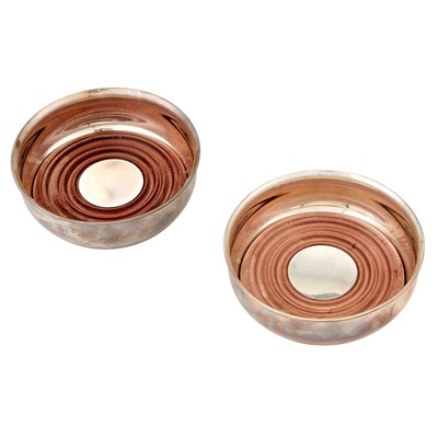 Lot 72 - Pair of Tiffany & Co. Sterling Silver Bottle Coasters