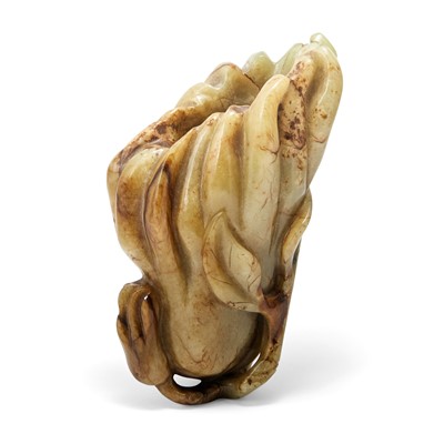 Lot 470 - A Chinese Jade 'Buddha Hand' Citron