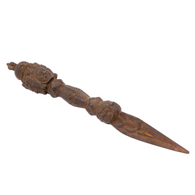 Lot 746 - A Tibetan Bronze Phurba