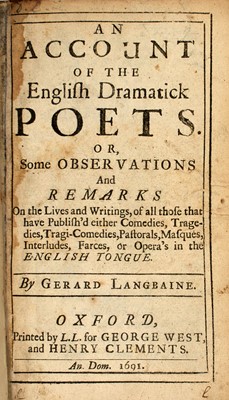 Lot 12 - A small group of books about the English theatre and its playwrights