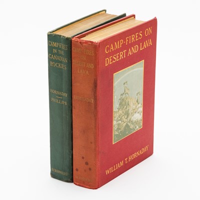 Lot 177 - Two books by William T. Hornaday, including a presentation copy from the book's illustrator
