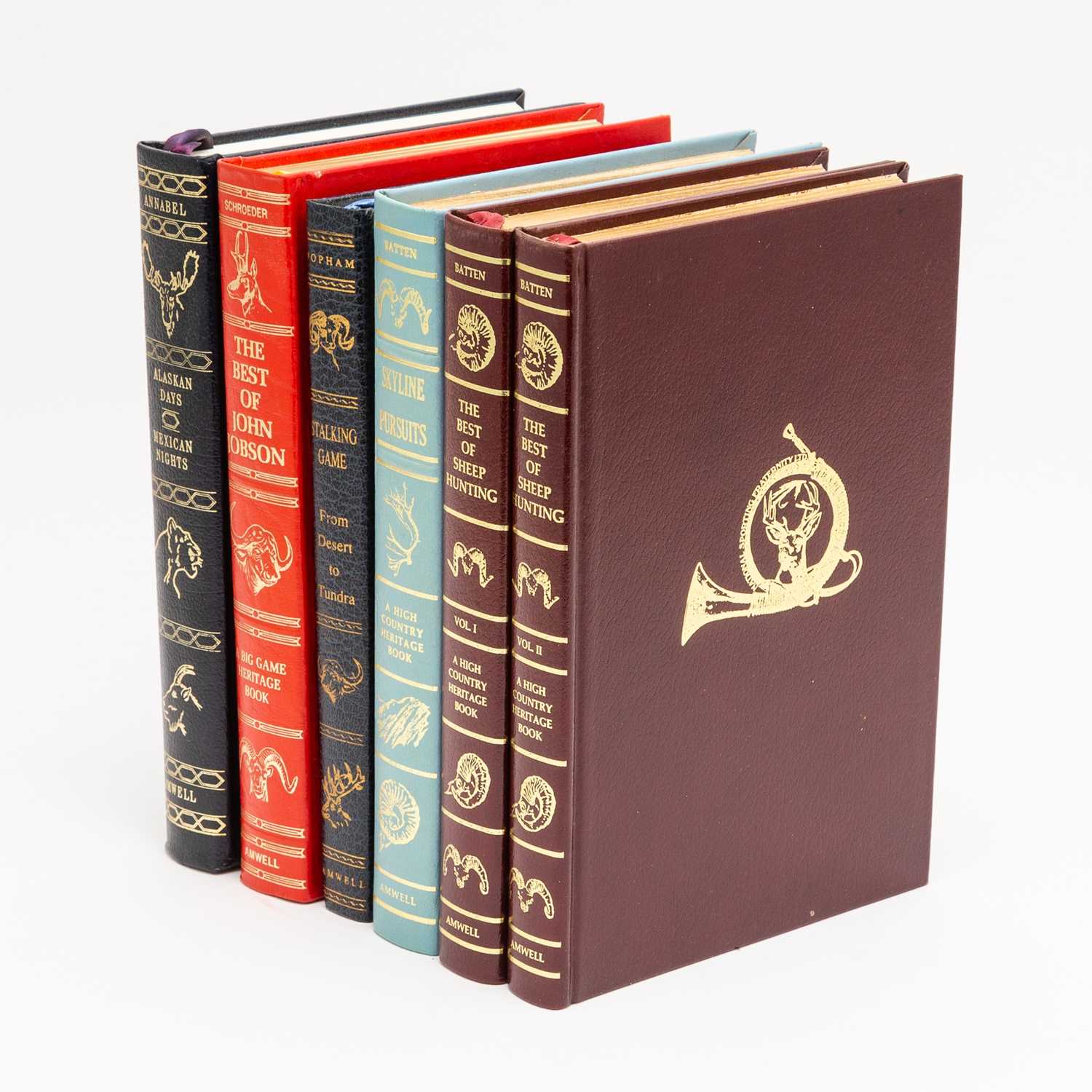 Lot 193 - Five Amwell Press books on big game hunting
