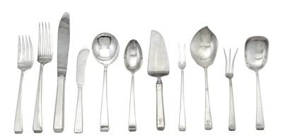 Lot 127 - Towle Sterling Silver "Craftsman" Pattern Flatware Service