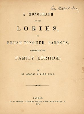 Lot 92 - Keulemans' Parrots are considered his finest work
