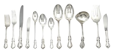 Lot 118 - Reed & Barton Sterling Silver "Hampton Court" Pattern Flatware Service