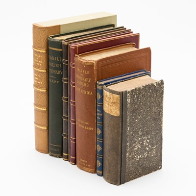 Lot 129 - Collection of works and reports by Johann Ludwig Krapf, with his rare self-published first book