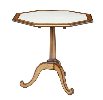 Lot 277 - Directoire Style Brass-Mounted Satinwood Gueridon