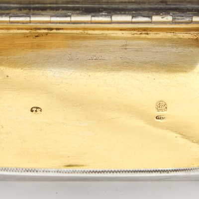 Lot 153 - Group of Eight Austrian Silver Snuff Boxes