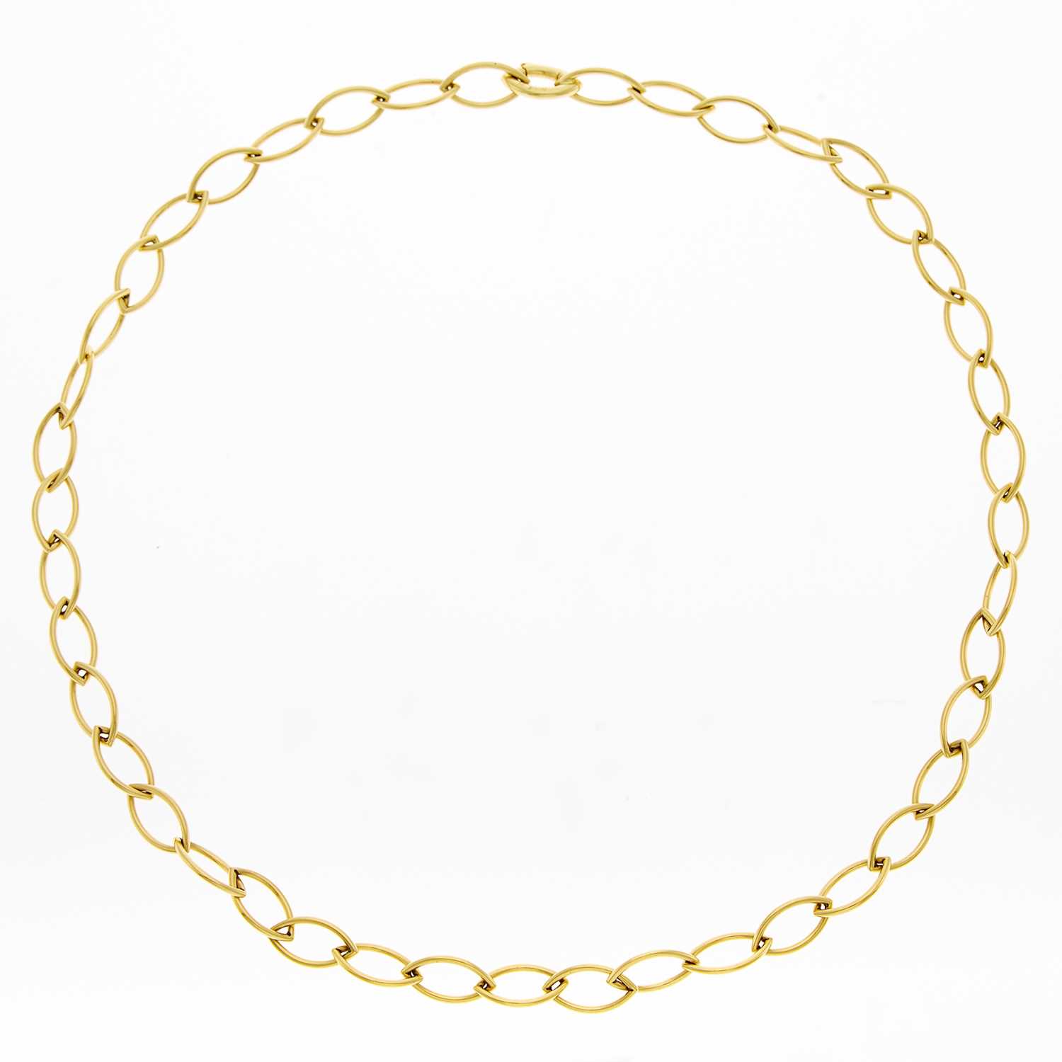 Lot 1025 - Gold Link Necklace, France