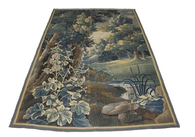 Lot 524 - 18th century Aubusson Verdure Tapestry Panel