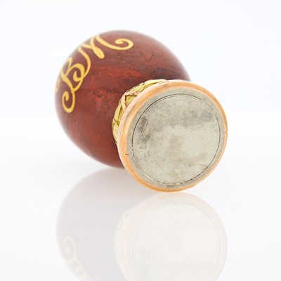 Lot 83 - Russian Gold, Silver-Gilt and Jasper Hand Seal