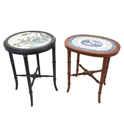 Lot 212 - Pair of Turned Wood Plant Stands