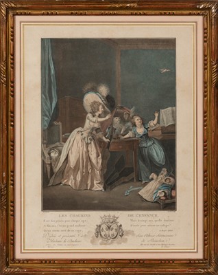 Lot 76 - Louis Le Coeur after Francois Nicolas Mouchet