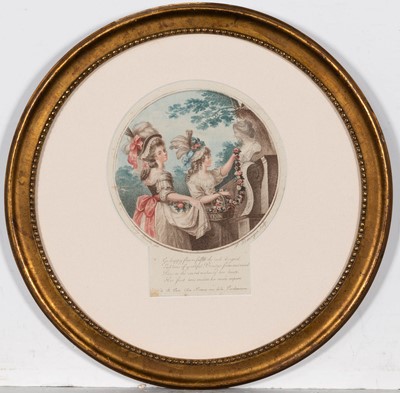 Lot 76 - Louis Le Coeur after Francois Nicolas Mouchet