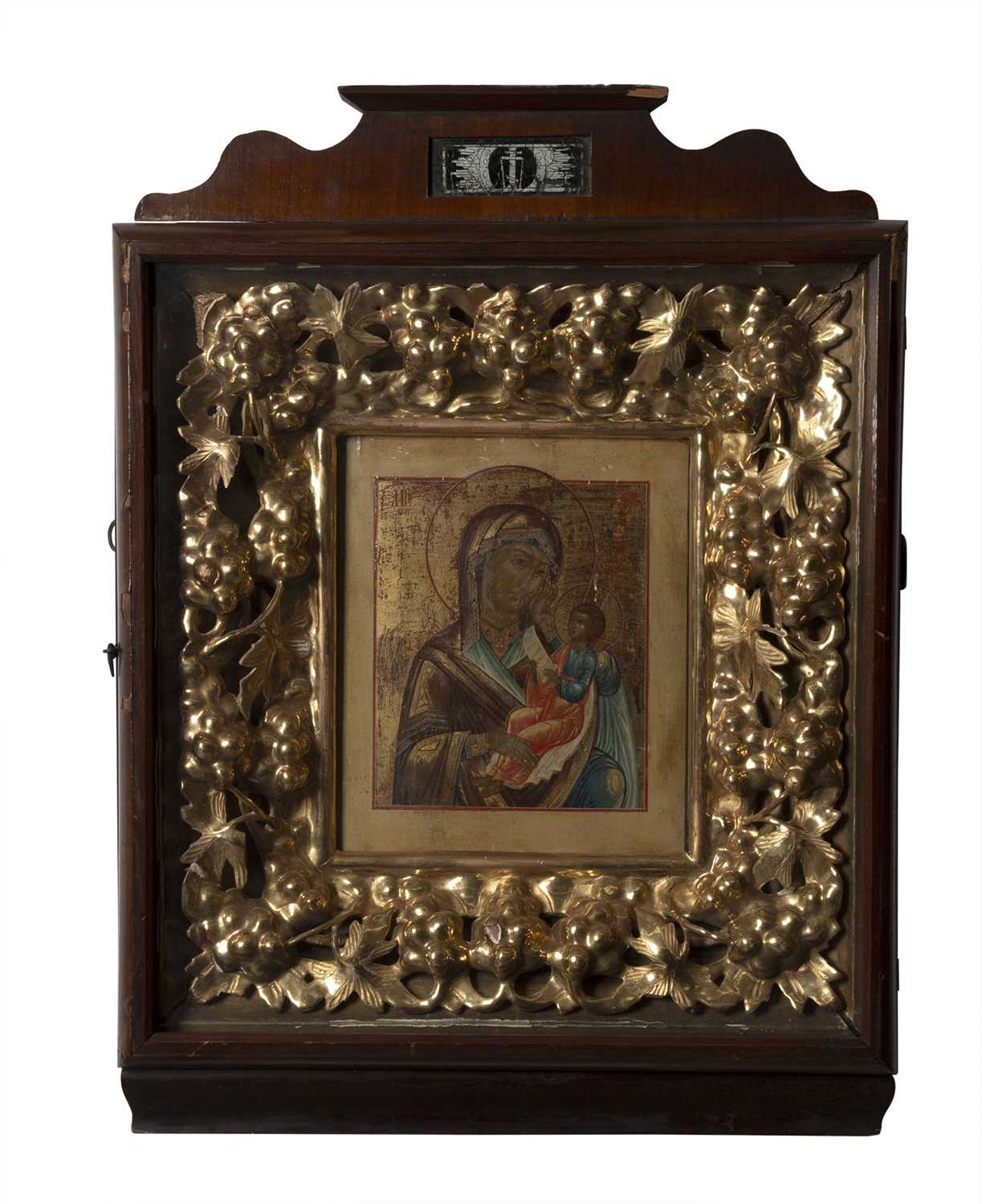 Lot 649 - Russian Icon of the Mother of God “Assuage My Sorrows”