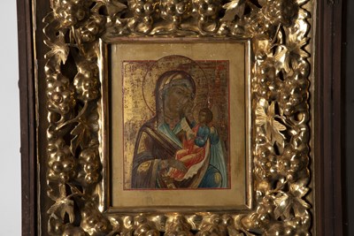 Lot 649 - Russian Icon of the Mother of God “Assuage My Sorrows”