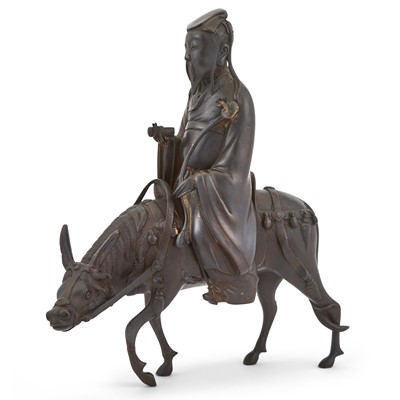 Lot 70 - A Chinese Figural Bronze Censer