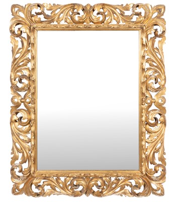 Lot 320 - Continental Giltwood Mirror