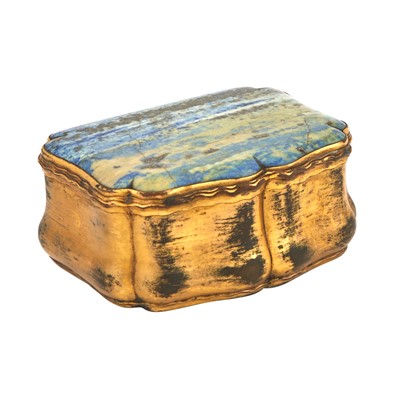 Lot 232 - Continental Gilt-Mounted Lapis Lazuli Hardstone Box