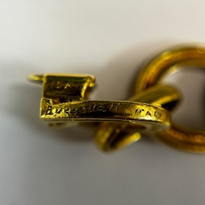 Lot 28 - Buccellati Long Gold and Lapis Chain Necklace