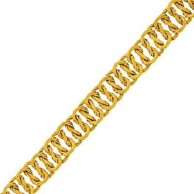 Lot 162 - Buccellati Gold Link Bracelet