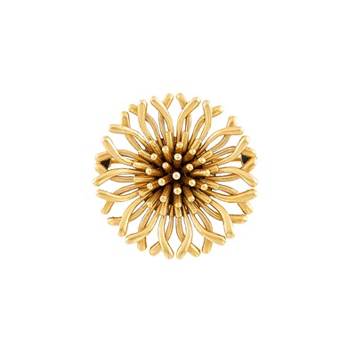 Lot 2001 - Gold Flower Pin