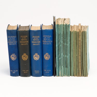 Lot 137 - Partial run of the Royal Geographic Society Journal from the heyday of African exploration