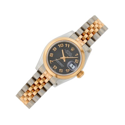 Lot 53 - Rolex Stainless Steel and Everose Gold 'Datejust' Wristwatch, Ref. 179161