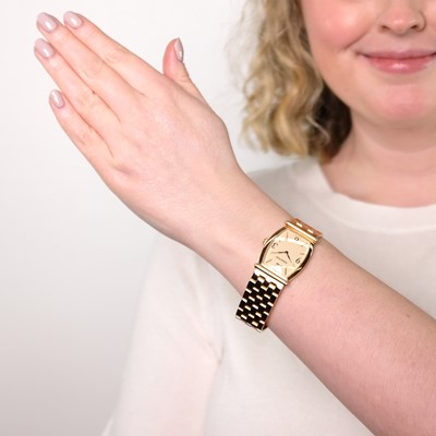 Lot 52 - Audemars Piguet Rose Gold 'Carnegie' Wristwatch