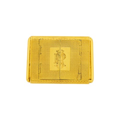 Lot 43 - Vacheron Constantin Gold Travel Clock, France