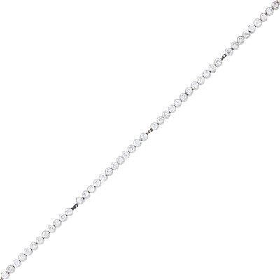 Lot 146 - Platinum and Diamond Bracelet