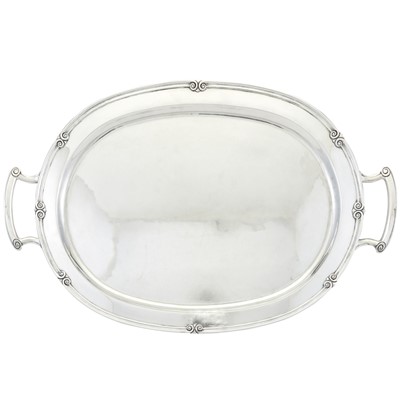 Lot 204 - Mexican Sterling Silver Two Handled Tray