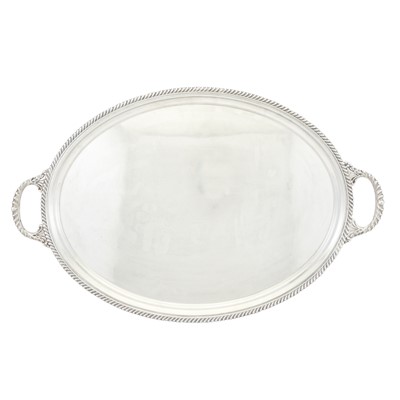 Lot 188 - Gorham Sterling Silver Two Handled Tray