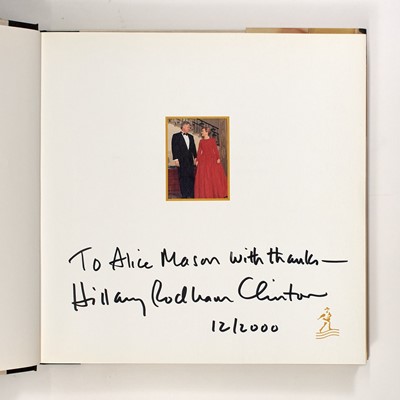 Lot 93 - CLINTON, HILLARY RODHAM.