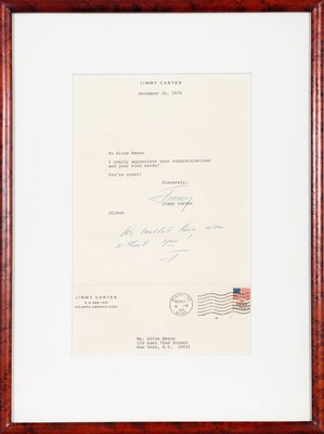 Lot 92 - CARTER, JIMMY.
