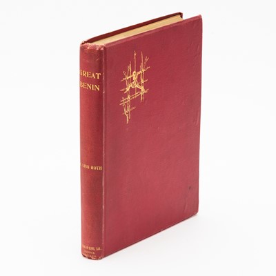 Lot 133 - Roth's classic work on Benin