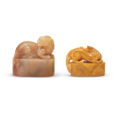Lot 521 - Two Chinese Shoushan Seals