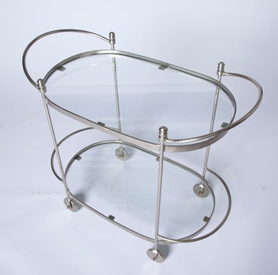 Lot 127 - Mid Century Steel Bar Cart