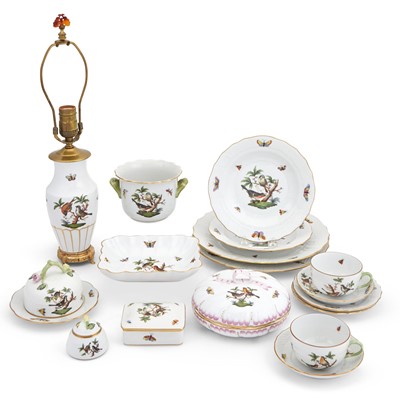 Lot 384 - Herend Rothschild Bird Porcelain