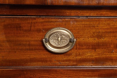 Lot 1067 - Federal Mahogany Bowfront Chest of Drawers