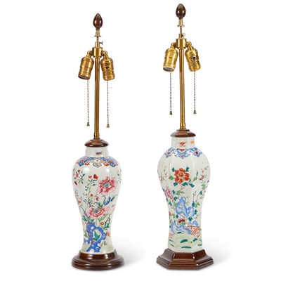 Lot 329 - Two Chinese Export Porcelain Vases