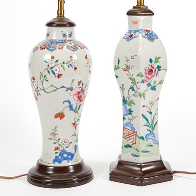 Lot 329 - Two Chinese Export Porcelain Vases