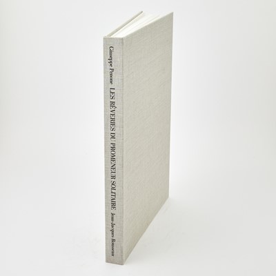 Lot 342 - Roussseau's Les Rêveries du Promeneur Solitaire with plates by Penone