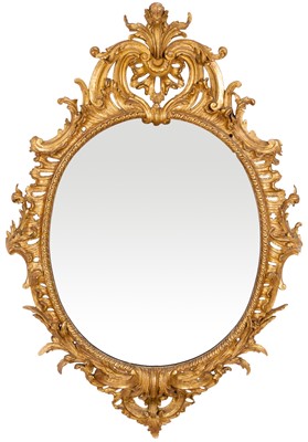 Lot 340 - George II Style Giltwood Mirror